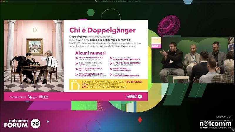 Emmemedia porta il caso Doppelgänger Roma sul palco del Netcomm Forum 2025